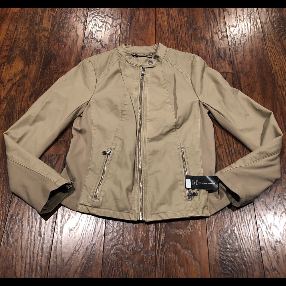 Inc international concepts jacket tan